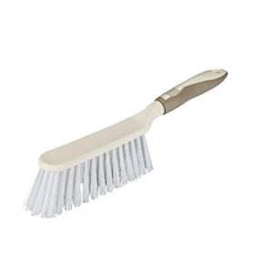 plastic bed cleaning brush with soft grip