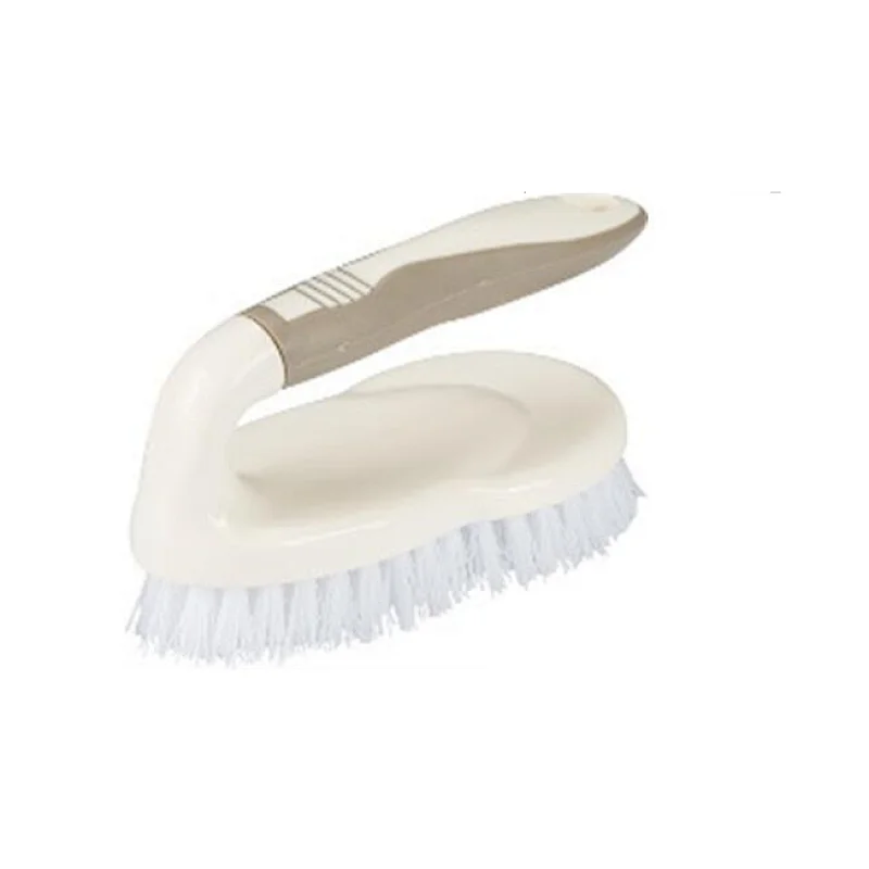 PLASTIC SCRUB BRUSH WITH HANDLE