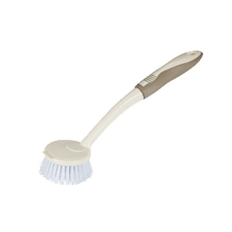 plastic dish brush with soft handle grip