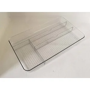 CLEAR PLASTIC PARTITION TRAY