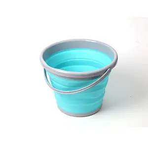 Plastic foldable bucket