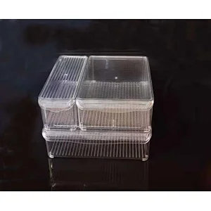 PLASTIC CLEAR FOOD STORAGE BOX