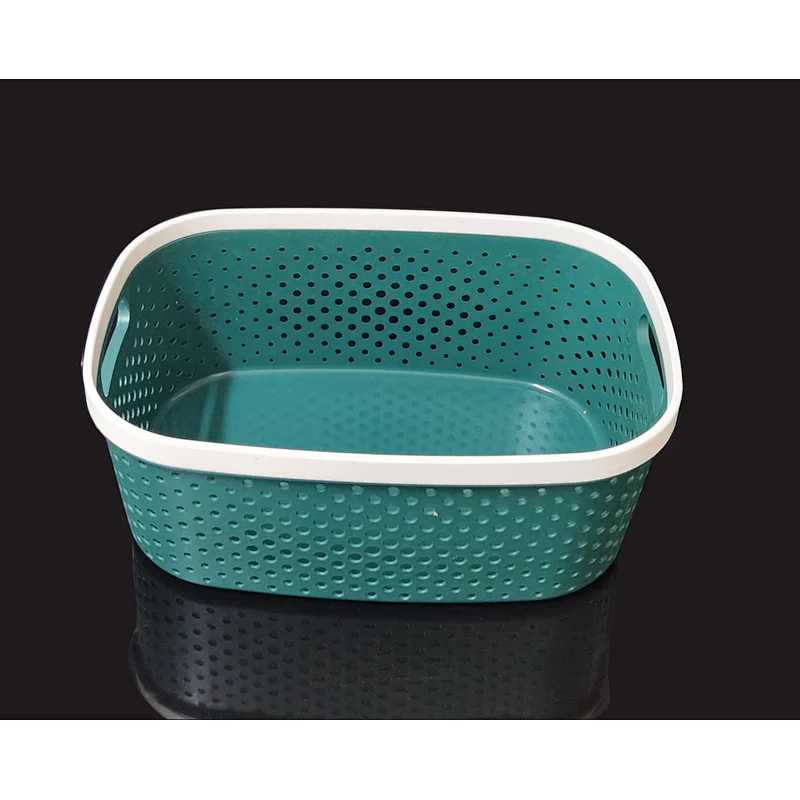 Plastic storage basket L