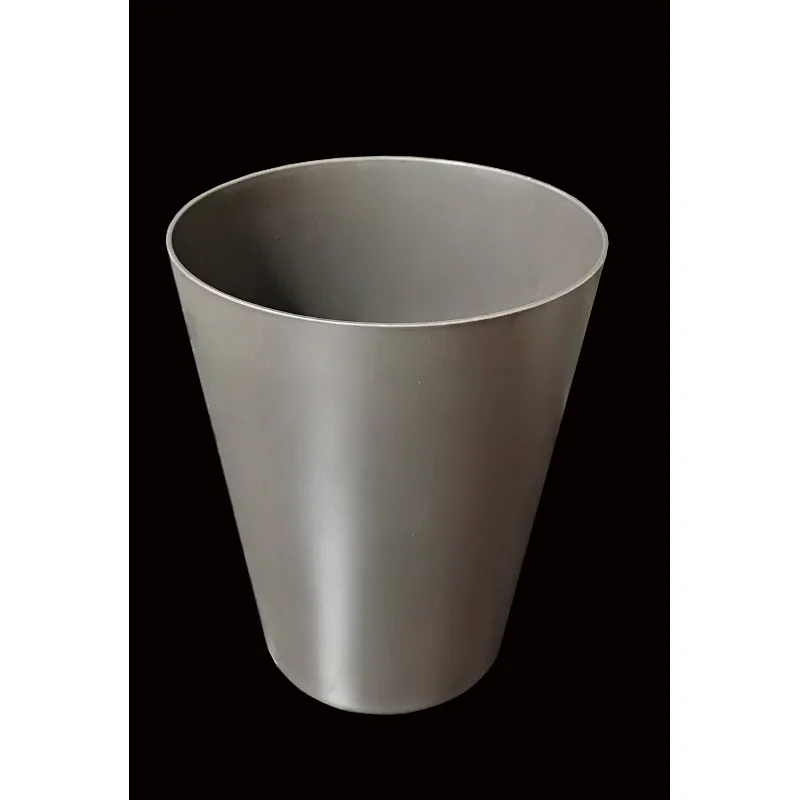 plastic trash bin