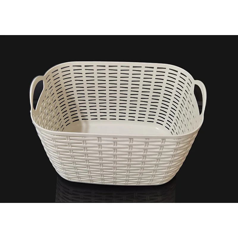Plastic storage basket L