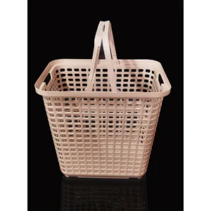 Plastic laundry basket