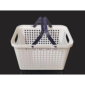 Plastic laundry basket - L