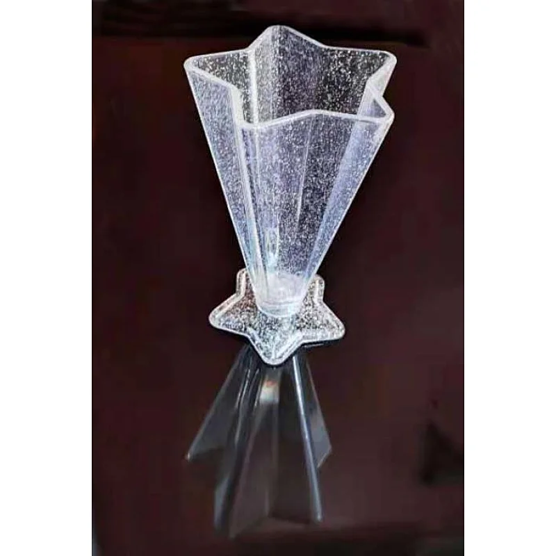 STAR BASE PLASTIC STAR CHAMPAGNE GLASS