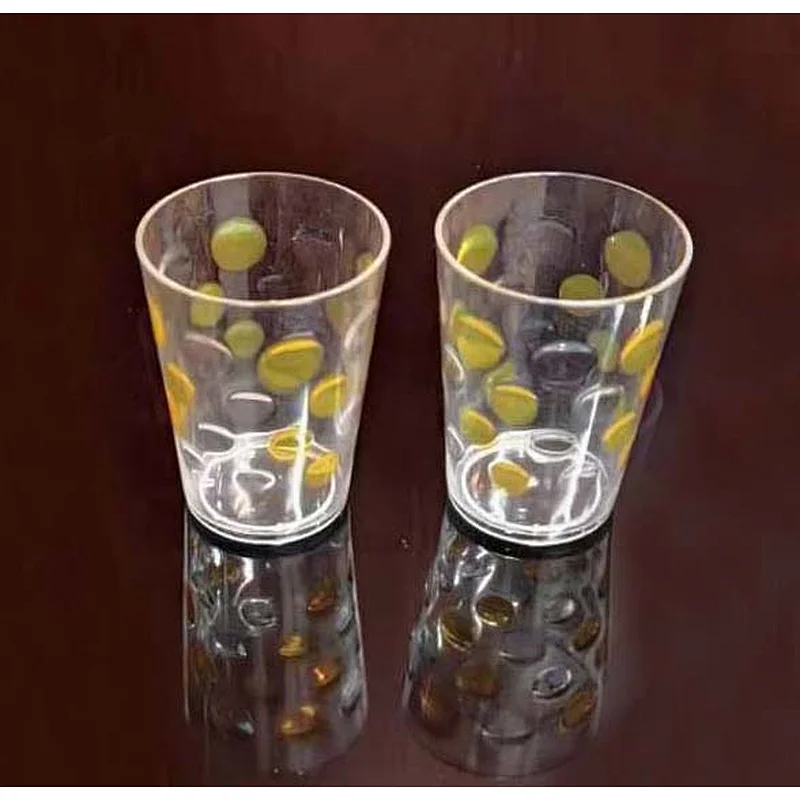 PLASTIC DISPOSABLE CLEAR GLASS