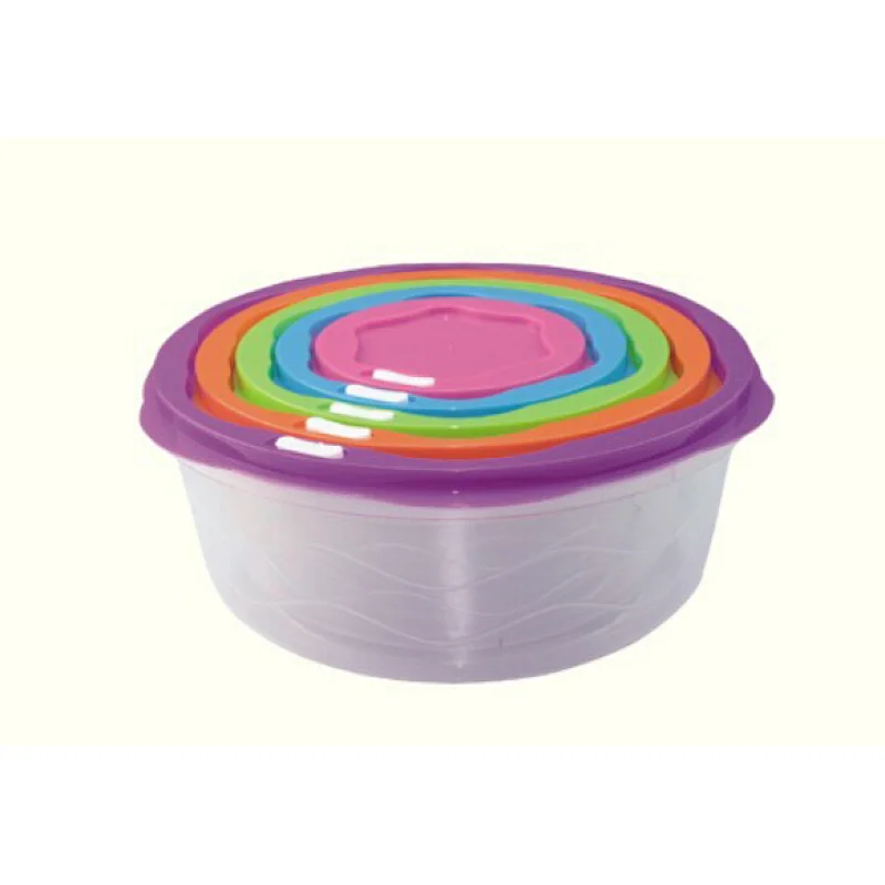5pc Plastic food storage box set