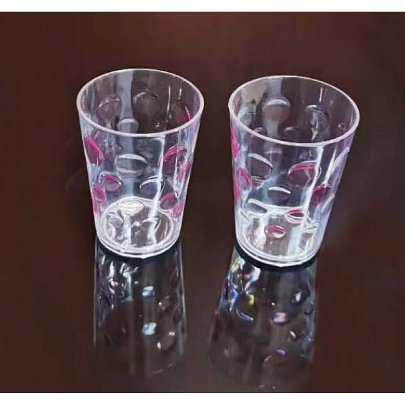 PLASTIC DISPOSABLE CLEAR GLASS