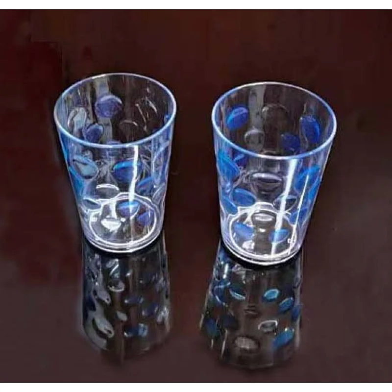 PLASTIC DISPOSABLE CLEAR GLASS