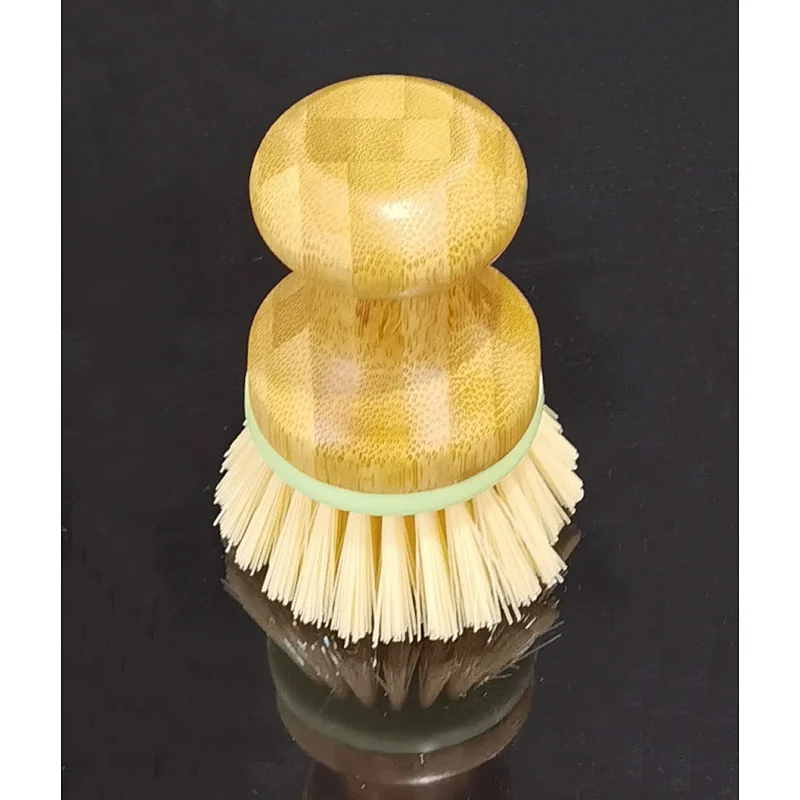 Bamboo handle pan brush