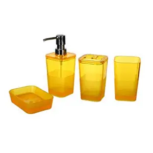 4pc bathroom accessories set