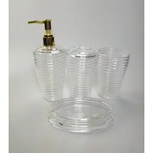 4pc bathroom accessories set