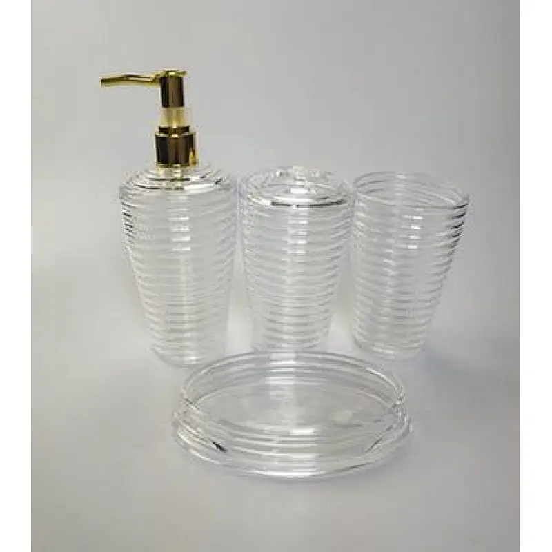 4pc bathroom accessories set