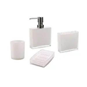 4pc bathroom accessories set