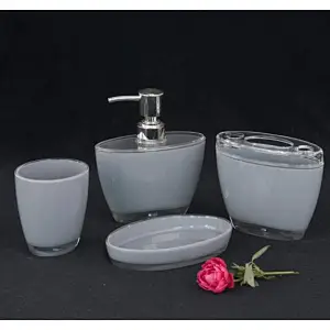 4pc bathroom accessories set