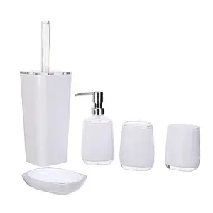 5pc bathroom accessories set