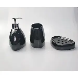 3pc bathroom accessories set