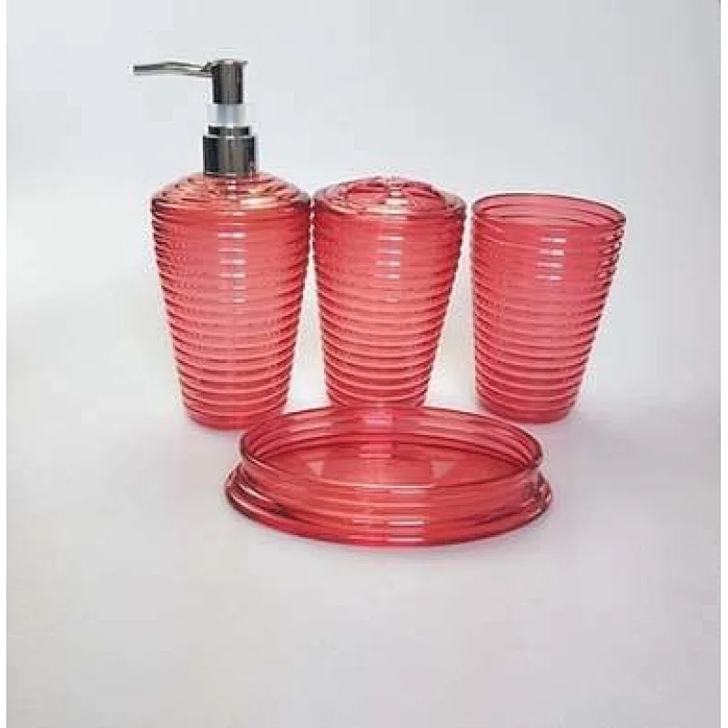 4pc bathroom accessories set