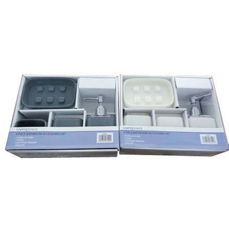 5pc bathroom accessories set