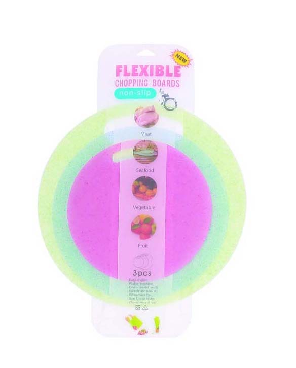 PLASTIC FLEXIBLE CHOPPING BOARD ROUND