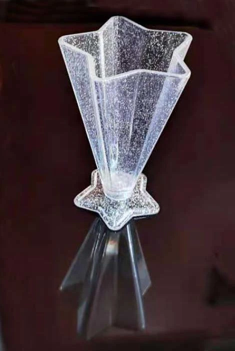 star base plastic champagne glass