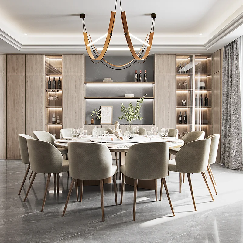 High Quality Modern Design Luxury  Custom Made Dining Room Cabinet  Item No. D004