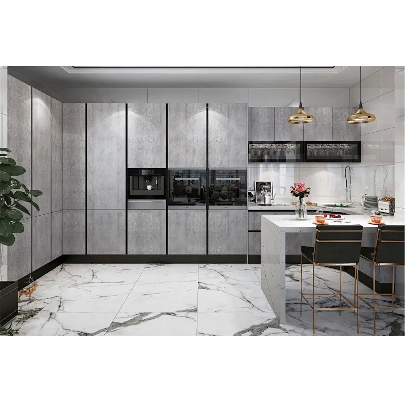 High Quality Modern Design Luxury Custom Made Kitchen Cabinet  Item No. K002