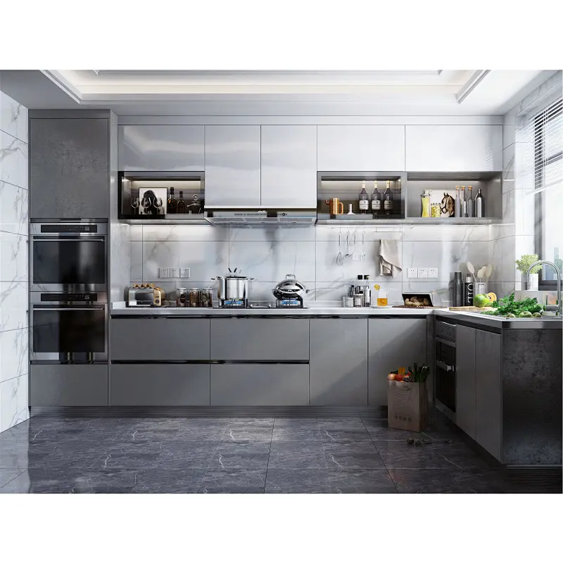High Quality Modern Design Luxury Custom Made Kitchen Cabinet  Item No. K001