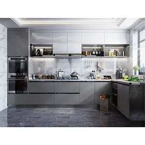 High Quality Modern Design Luxury Custom Made Kitchen Cabinet  Item No. K001