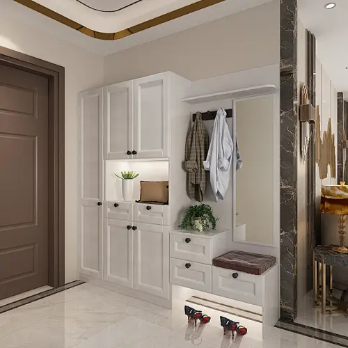 High Quality Modern Classic Beautiful Durable Wooden Entrance Cabinet   Item No. E005