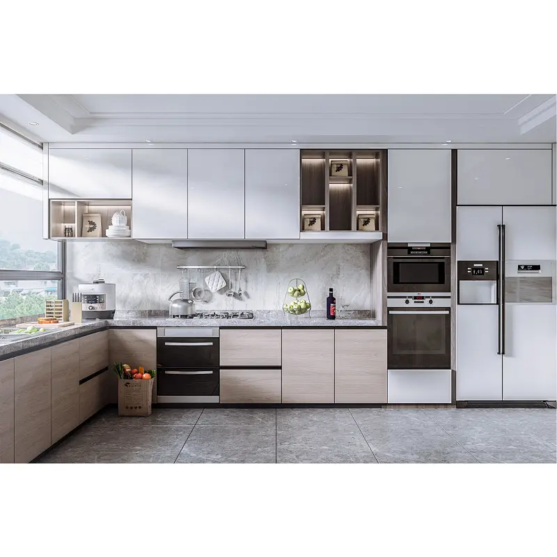 High Quality Modern Design Luxury Custom Made Kitchen Cabinet  Item No. K008