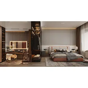 Top quality New Modern Home Customized Wardrobe Design for Dressing Room Walk in Closet   Item No. B0022