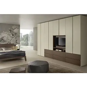 New Popular Modern Closet Wardrobe Storage Wooden Bedroom Big Wardrobe   Item No. B002