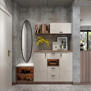 High Quality Modern Classic Beautiful Durable Wooden Entrance Cabinet   Item No. E004