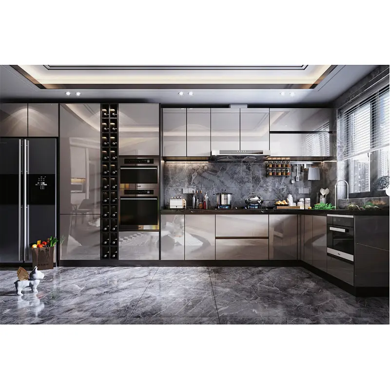 High Quality Modern Design Luxury Custom Made Kitchen Cabinet  Item No. K0054