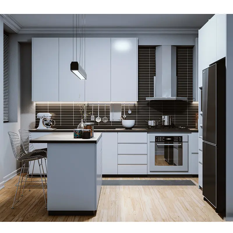 High Quality Modern Design Luxury Custom Made Kitchen Cabinet  Item No. K0016