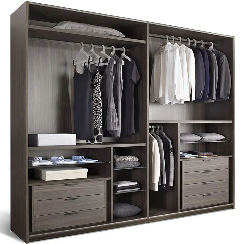 New Popular Modern Closet Wardrobe Storage Wooden Bedroom Big Wardrobe   Item No. B0013