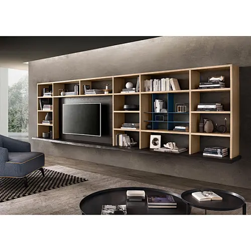 Simple Modern Design Bookshelf Cabinet Minimalist Style Wooden Study Room Cabinet  Item No. S002