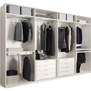 New Popular Modern Closet Wardrobe Storage Wooden Bedroom Big Wardrobe   Item No. B0014