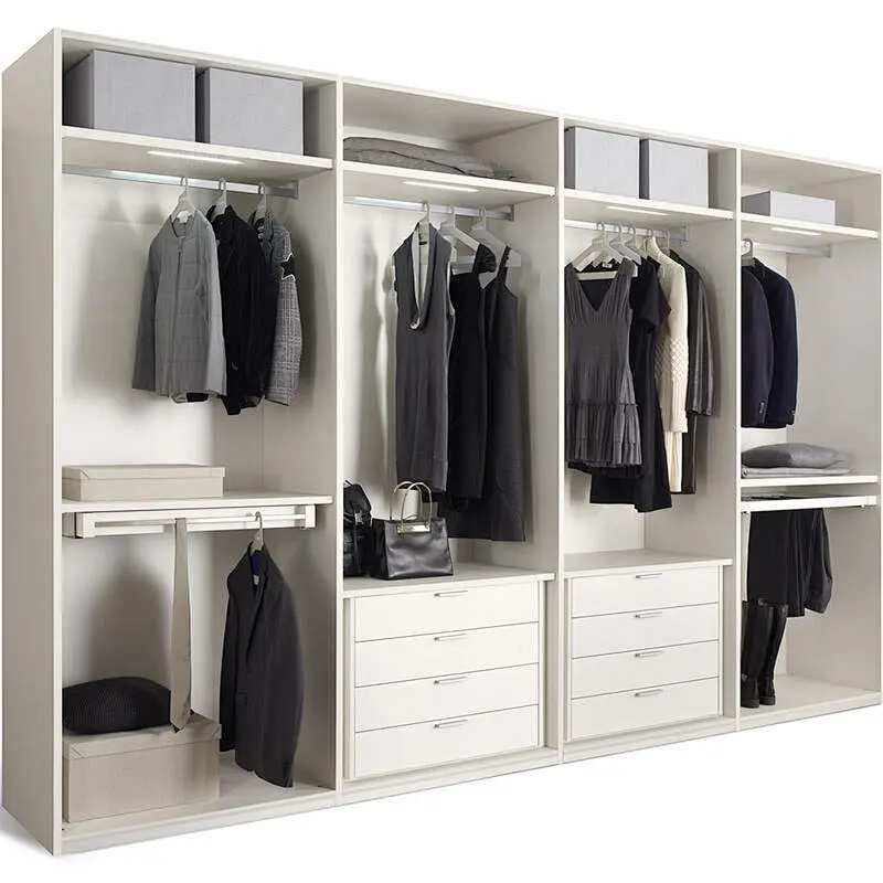 New Popular Modern Closet Wardrobe Storage Wooden Bedroom Big Wardrobe   Item No. B0014