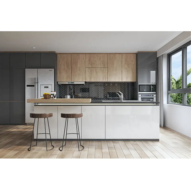 High Quality Modern Design Luxury Custom Made Kitchen Cabinet  Item No. K0048