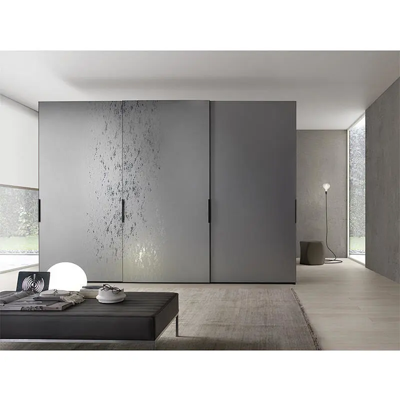 Modern Custom Designs Sliding Door Storage Wardrobe Closet Cabinet Bedroom Furniture Wardrobes  Item No. B0035