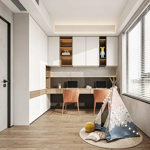 New Popular Modern Closet Wardrobe Storage Wooden Bedroom Big Wardrobe   Item No. B0027