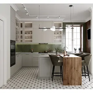 High Quality Modern Design Luxury  Custom Made Kitchen Cabinet  Item No. K0050