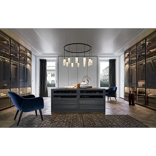 Top quality New Modern Home Customized Wardrobe Design for Dressing Room Walk in Closet  Item No. B0033