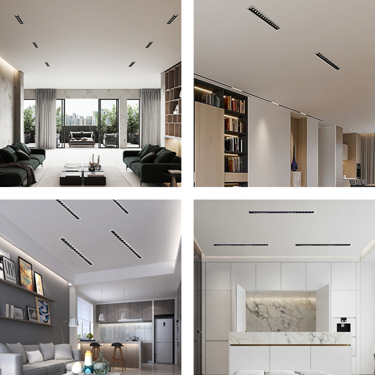 Custom blade linear recessed track lighting in bulk China supplier