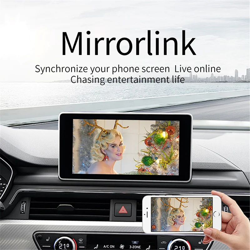 Carlinkit wireless WiFi car decoder interface apple Carplay module box for Audi